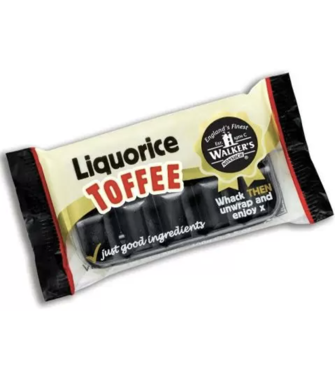 Walker's Nonsuch Liquorice Toffee Bars 100g