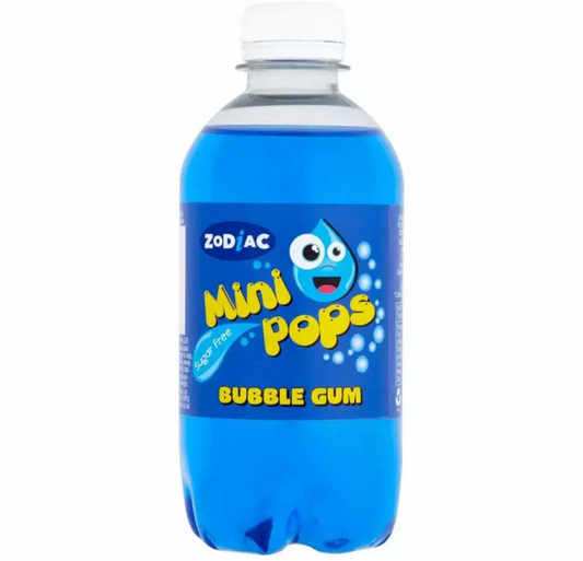 Zodiac Mini Pops Bubblegum 330ml