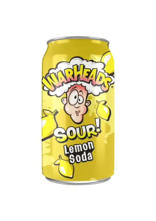 Warheads Sour Lemon Soda Can 355ml