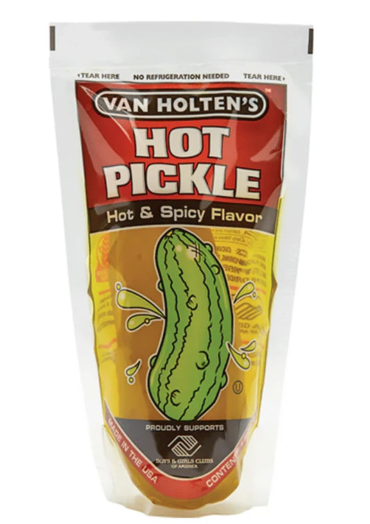 Van Holten's Jumbo Hot Spicy Pickle In a Pouch