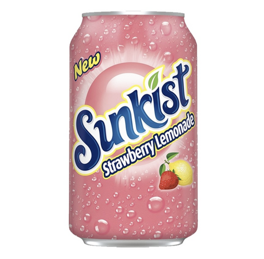 Sunkist strawberry lemonade 355ml