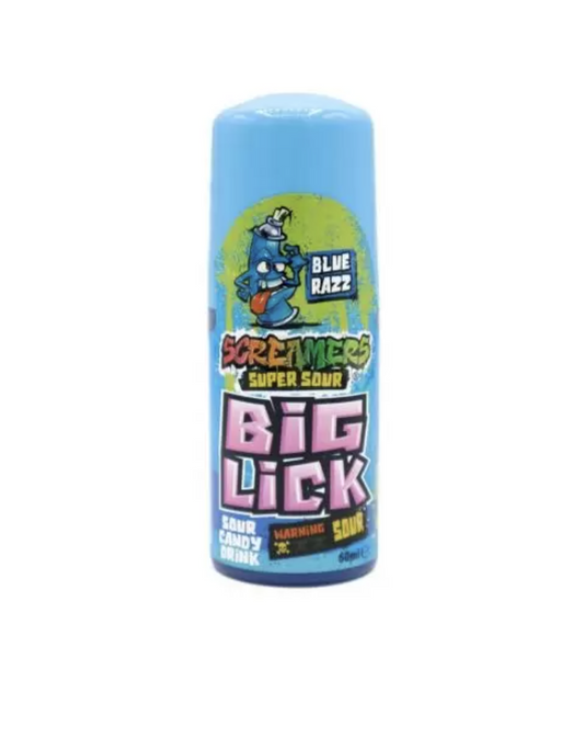 Zed Candy Screamers Blue Razz Big Lick 60ml