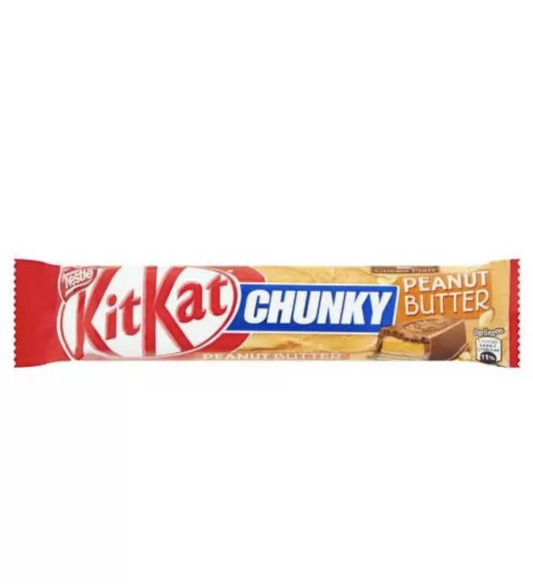 KIT KAT CHUNKY PEANUT BUTTER CHOCOLATE BAR 42G