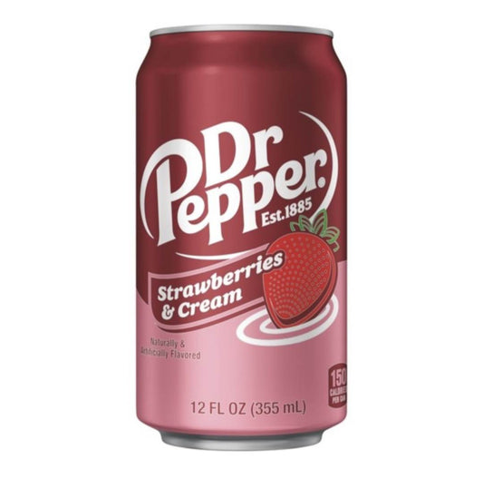 Dr Pepper Strawberries & Cream 355ml