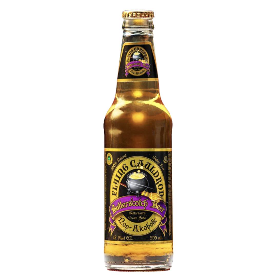 Flying Cauldron Butterscotch Beer Soda 12fl.oz (355ml) NON ALCOHOLIC