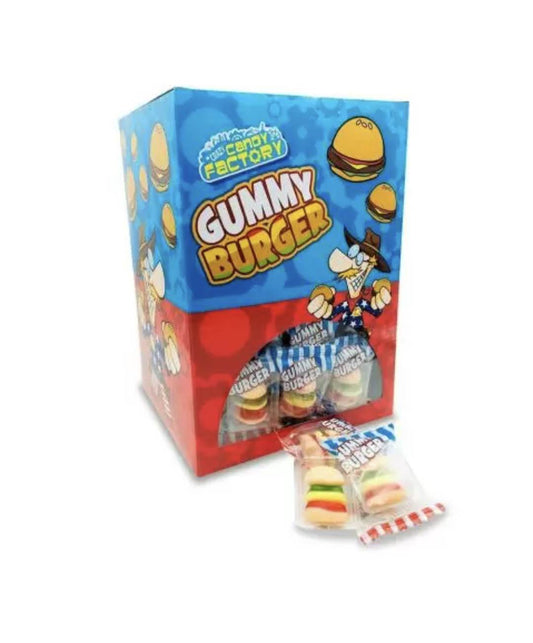 Crazy Candy Factory Mini Gummy Burgers 10g